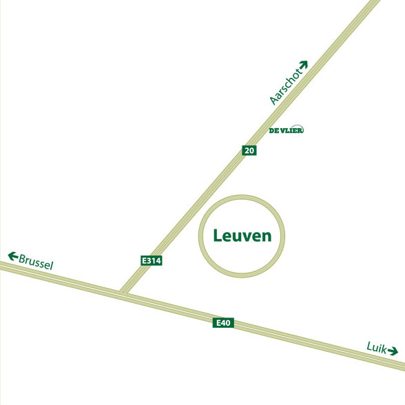 Routeplan Leuven